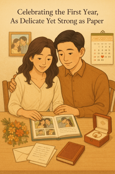 결혼 1주년 기념 사랑을 담은 선물 경험형 , 맞춤형 가이드