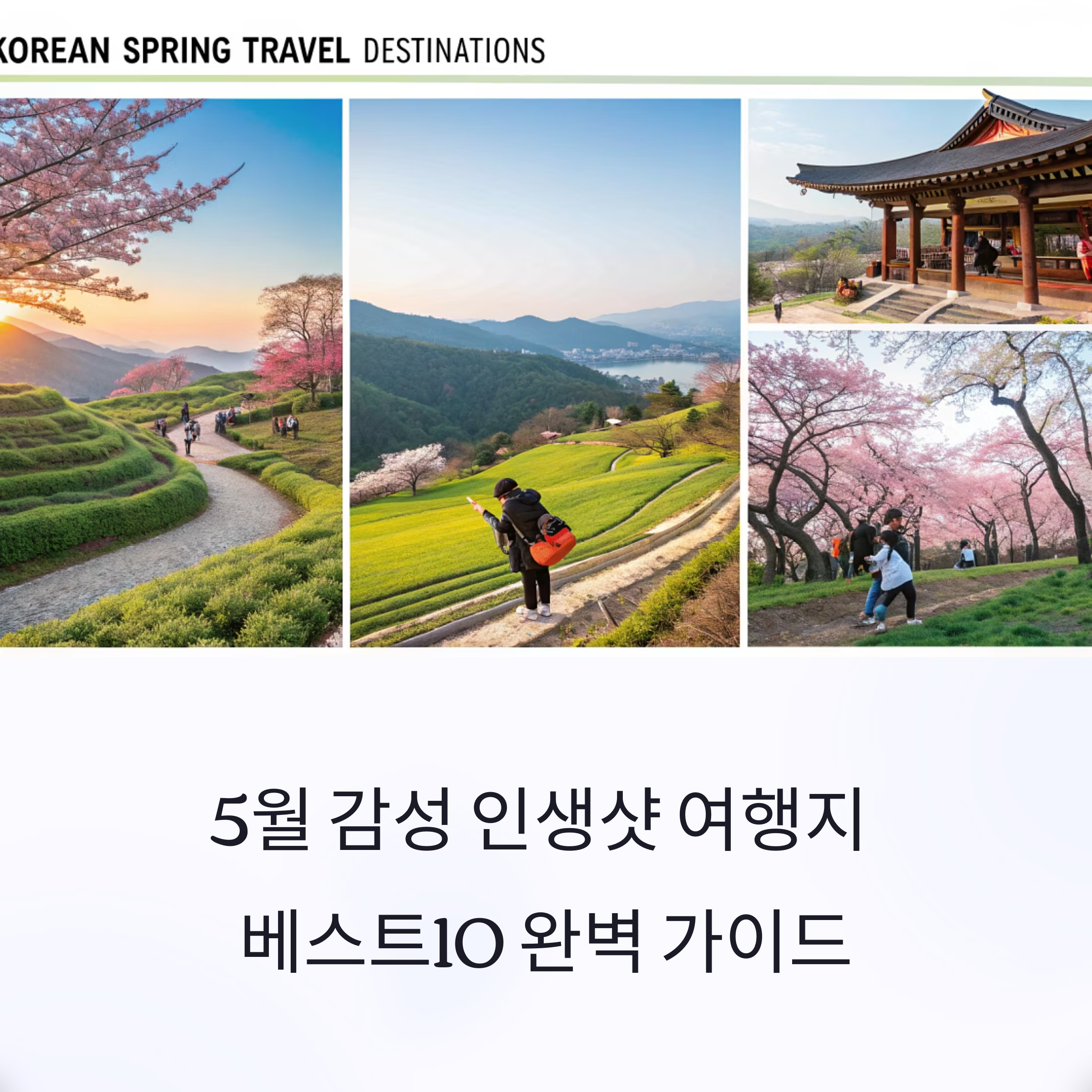 5월 감성 인생샷 여행지 베스트10 완벽 가이드