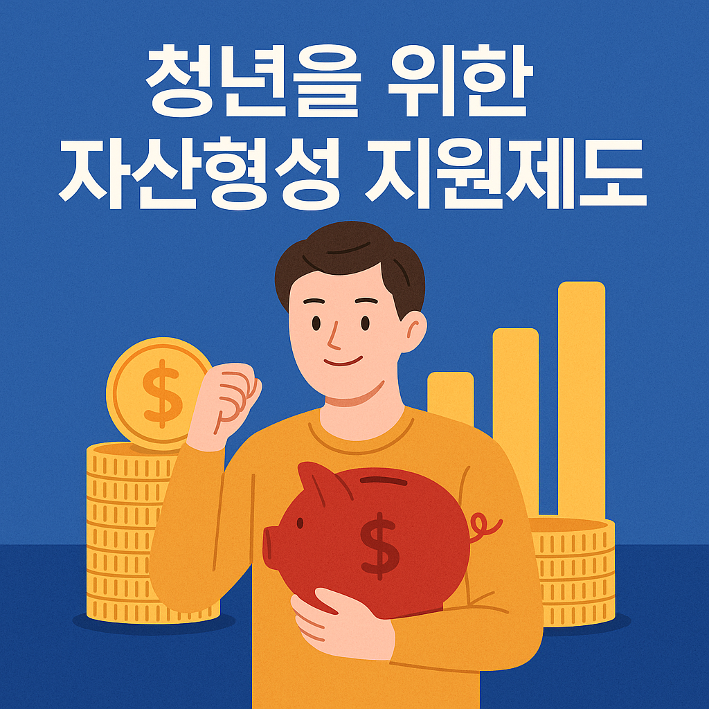 청년을 위한 자산형성 지원제도 포스터 이미지