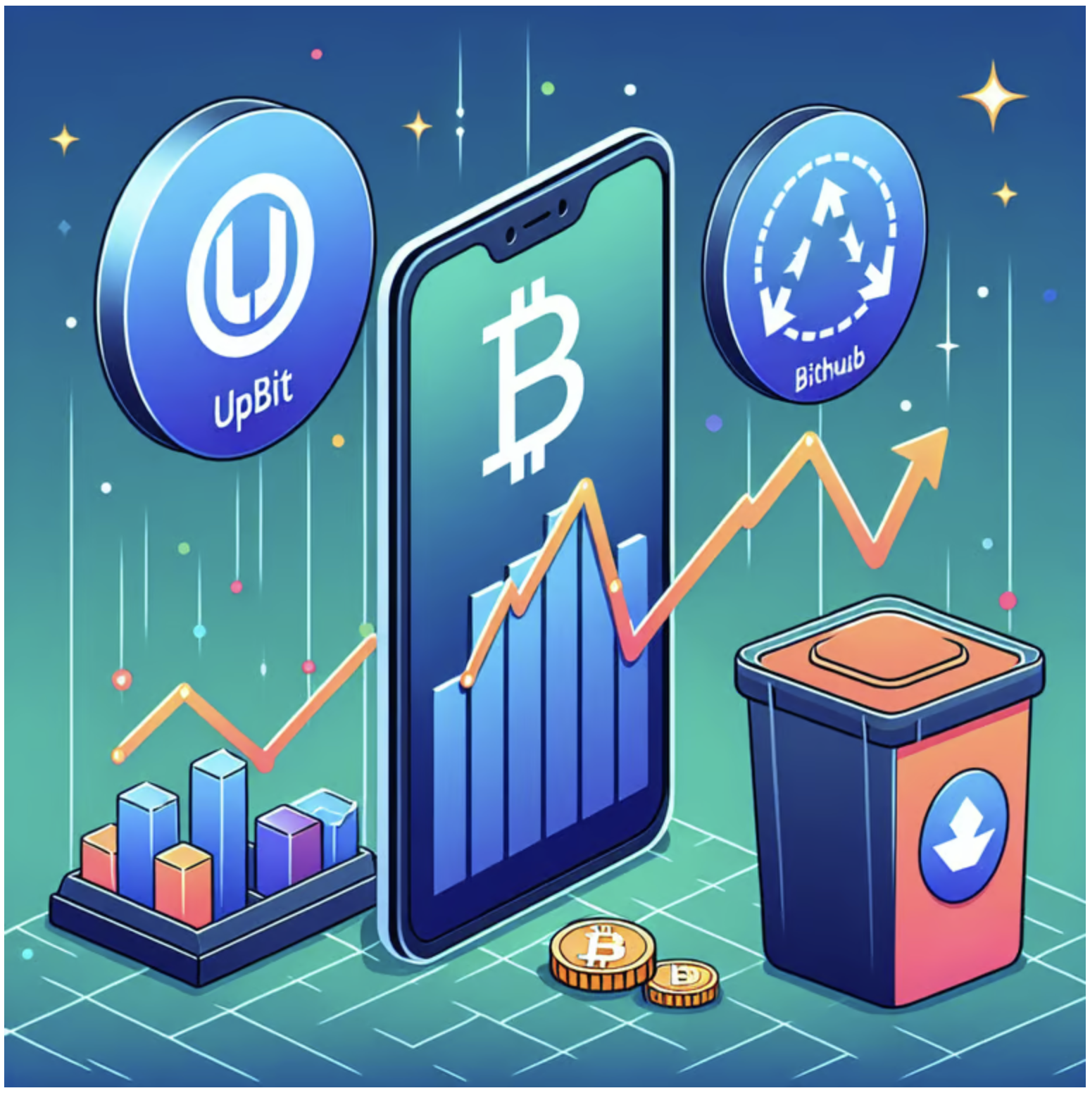 업비트·빗썸, 부실 코인 퇴출과 밈코인 상장 논란에 관한 사진