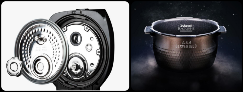 분리형커버와 내솥 사진입니다.