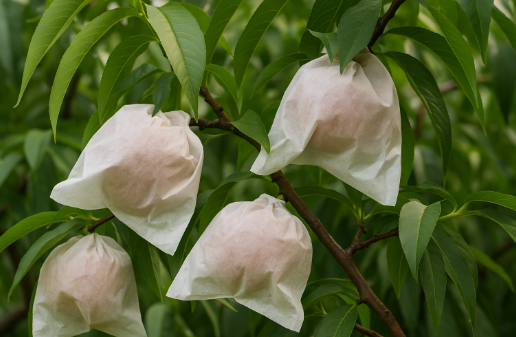 복숭아 봉지 씌우는 시기