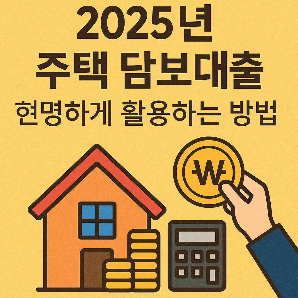 2025주택담보대출 현명하게 활용하는 방법