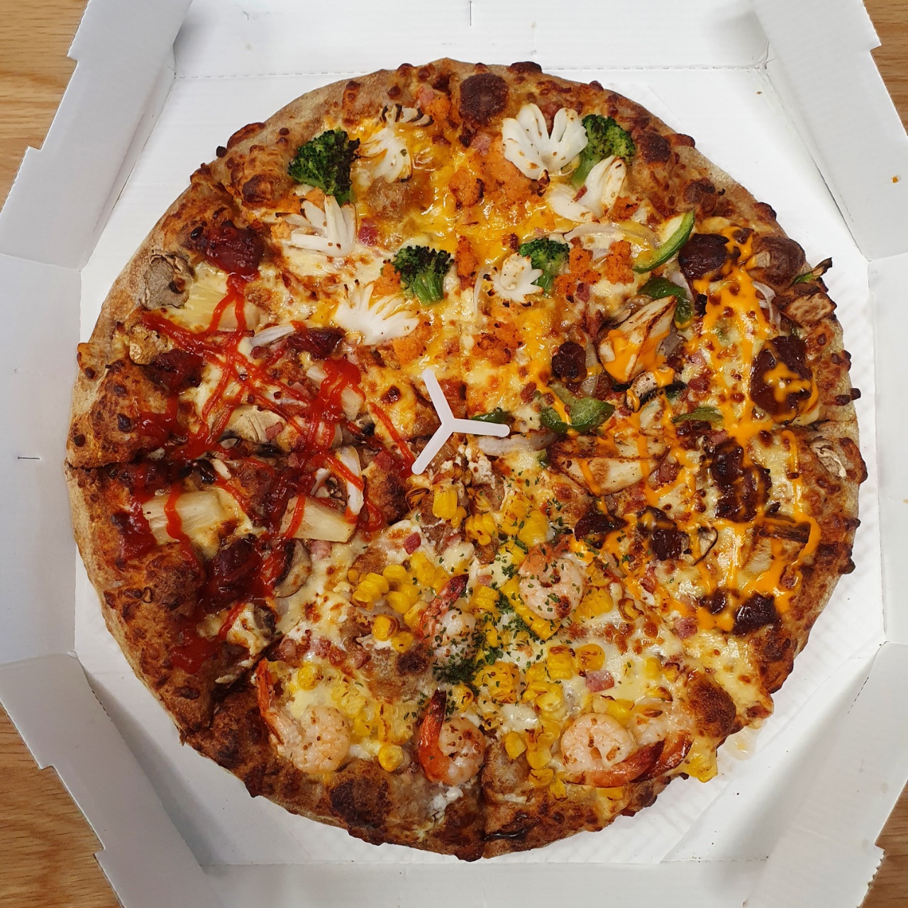 도미노피자 블럭버스터 4 피자