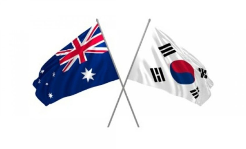 한국과 호주 국기