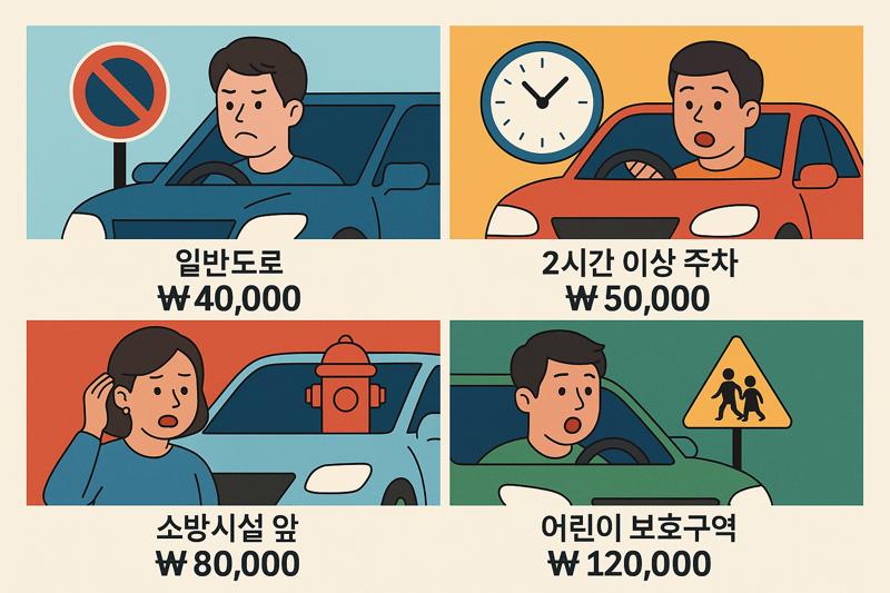 주정차위반 과태료: 시간에 따른 부과금액과 단속조회및 납부방법 총정리