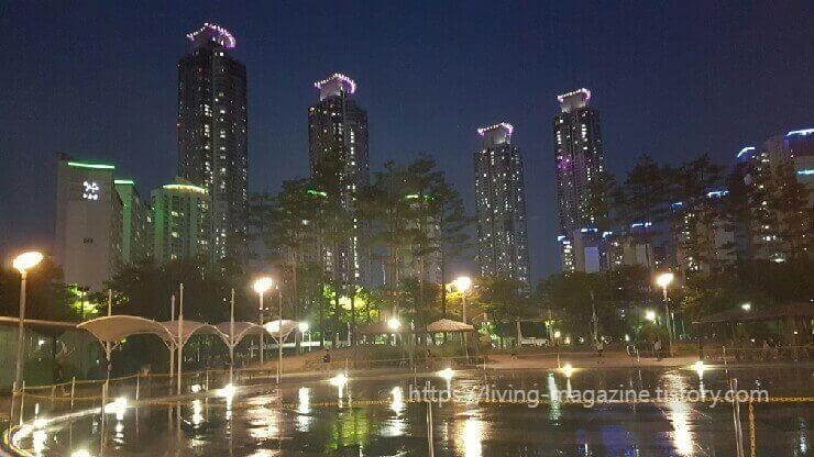 동탄 음악분수쇼