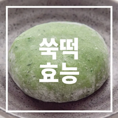 쑥떡 효능