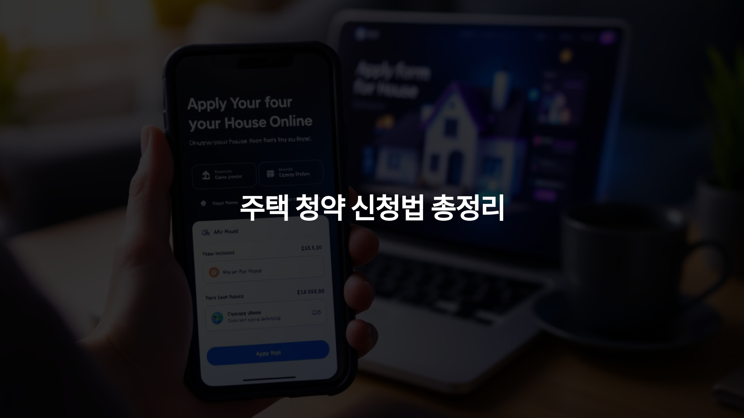 주택 청약 신청법 총정리