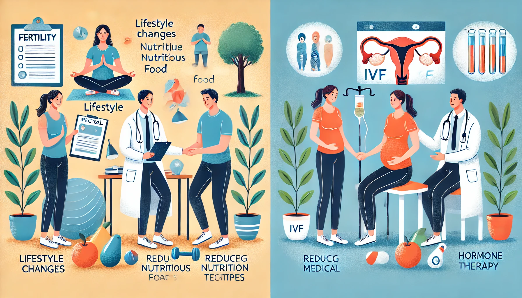 남녀 불임의 원인과 예방, 건강한 임신을 위한 전략 그림