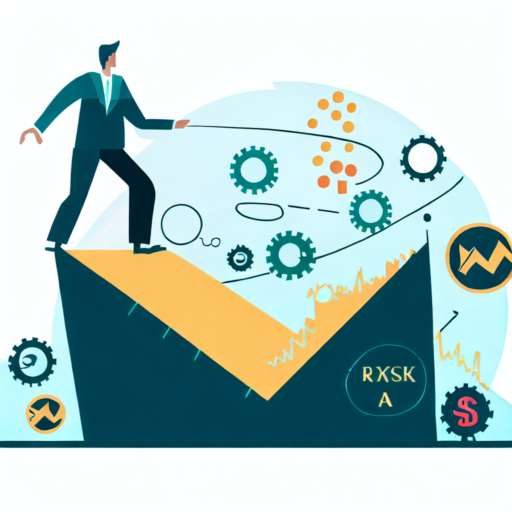 (Manage risks in your investments - Vector style Image)