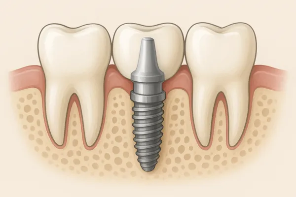 어금니 임플란트 실제 사례 설명