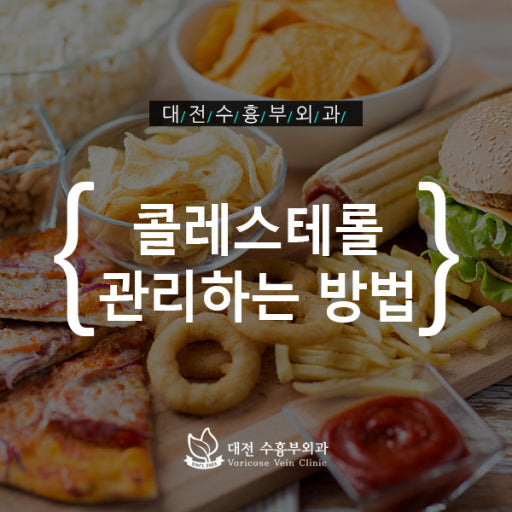 콜레스테롤 관리 방법 알아보기