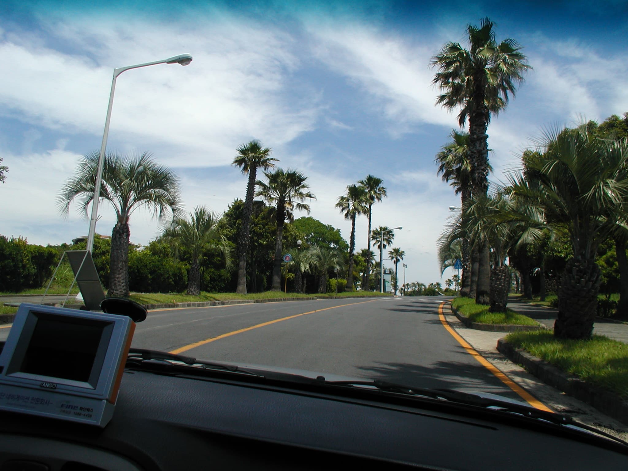 제주 해변 도로 드라이브