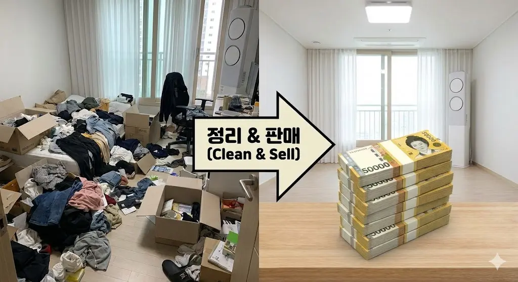 새해맞이 옷장 정리, 중고거래