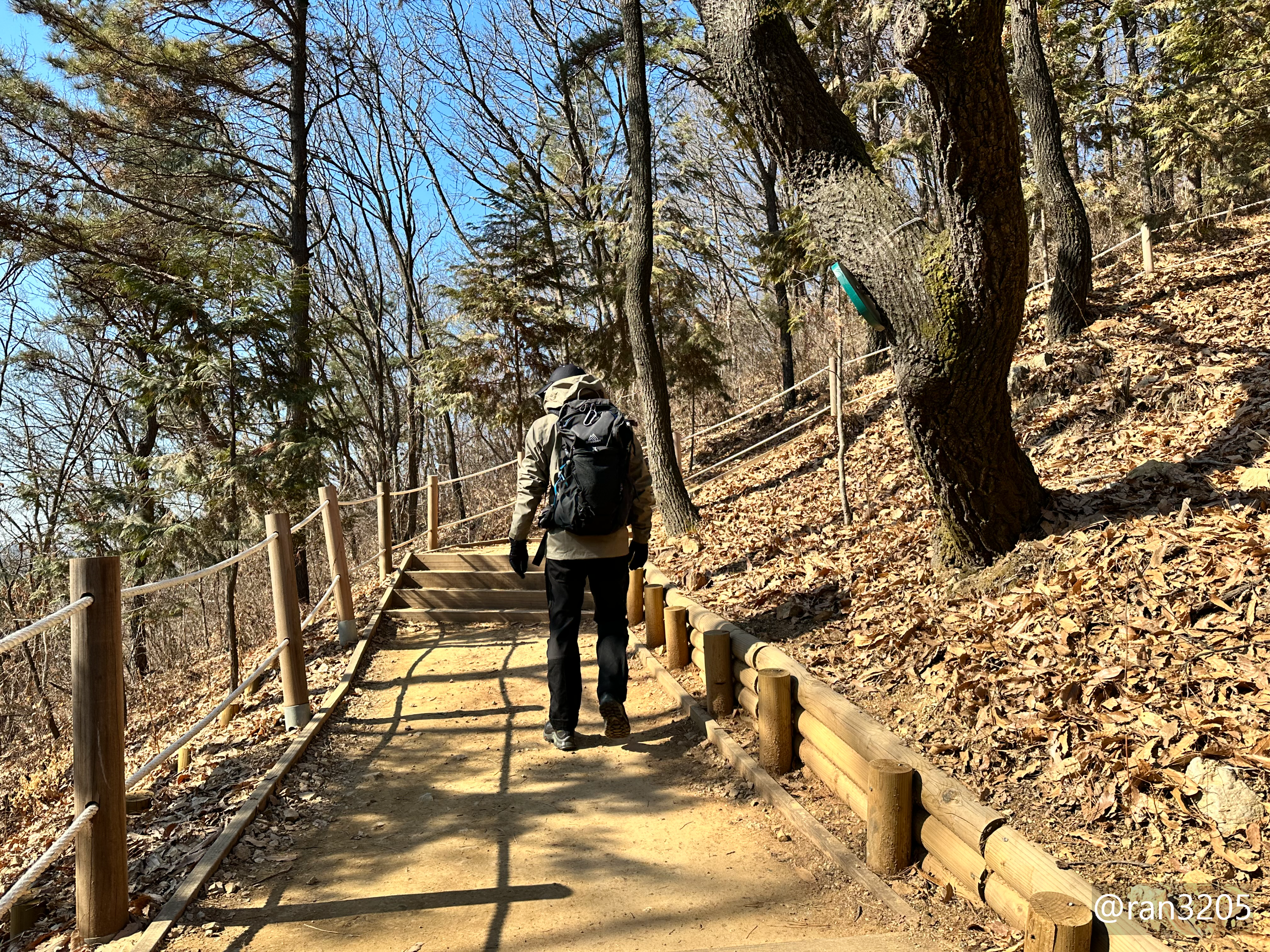 계양산 등산코스 초입