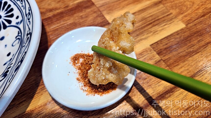 연중반점-등심-고기튀김-맛