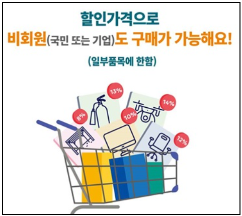 비회원도 할인가격으로 구매 가능