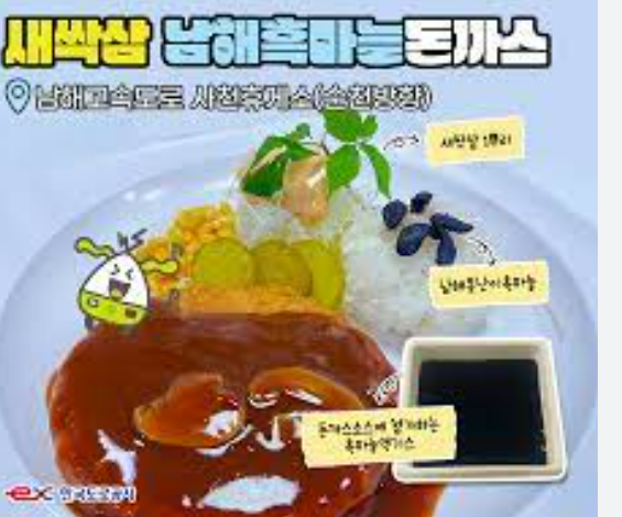 새싹삼남해흑마늘돈가스