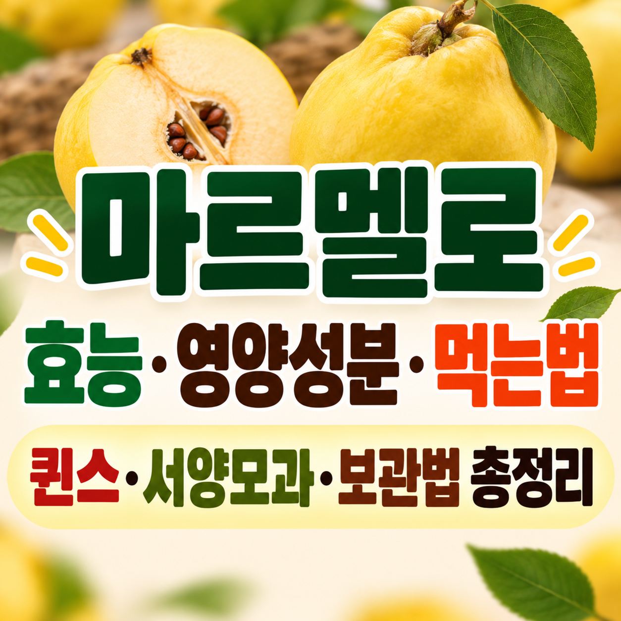 마르멜로 효능