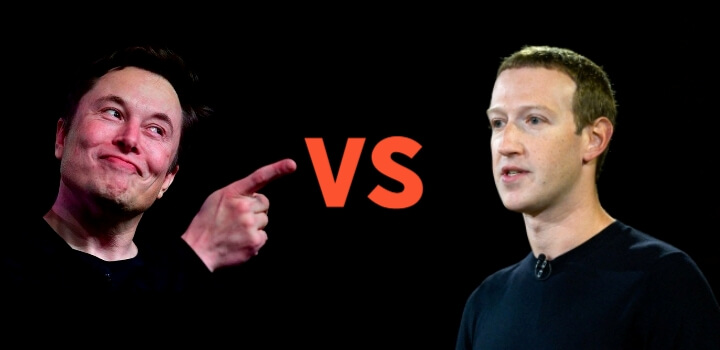 일론머스크vs마크저커버그