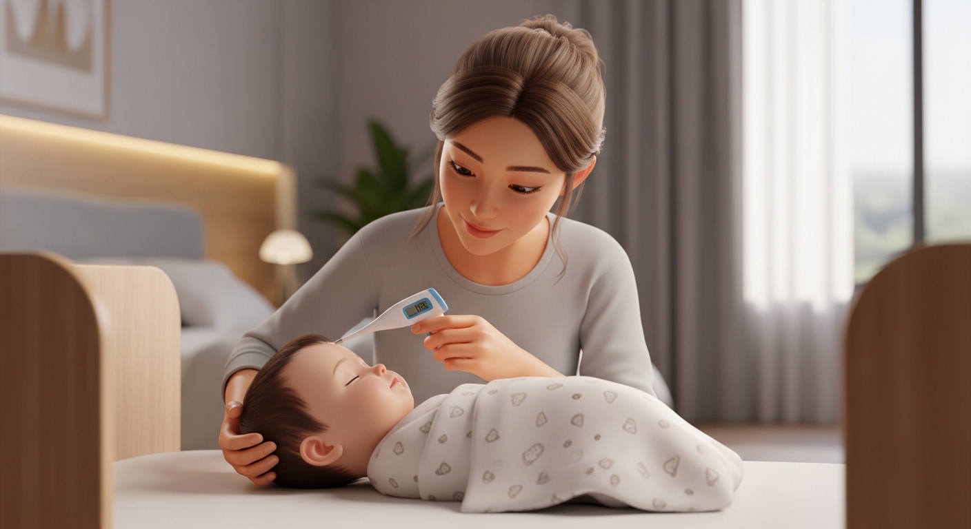 아기 고열, 손발 온도에 담긴 비밀