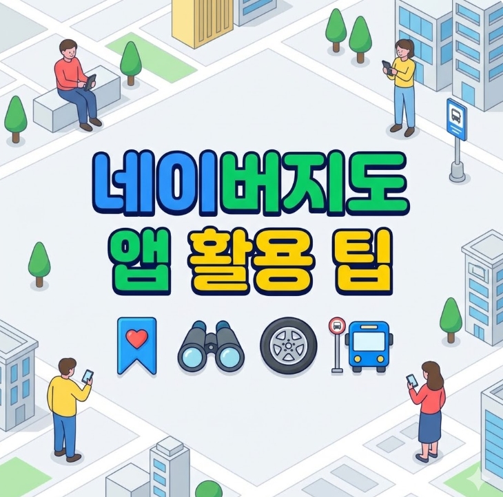네이버지도 앱 다운로드 설치 및 이용방법