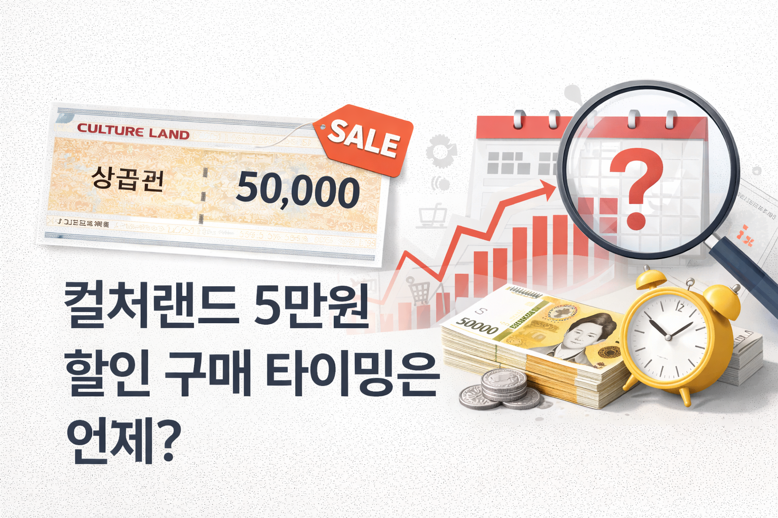 컬쳐랜드 5만원 할인 구매 타이밍은 언제? 가장 싸게 사는 시점 정리