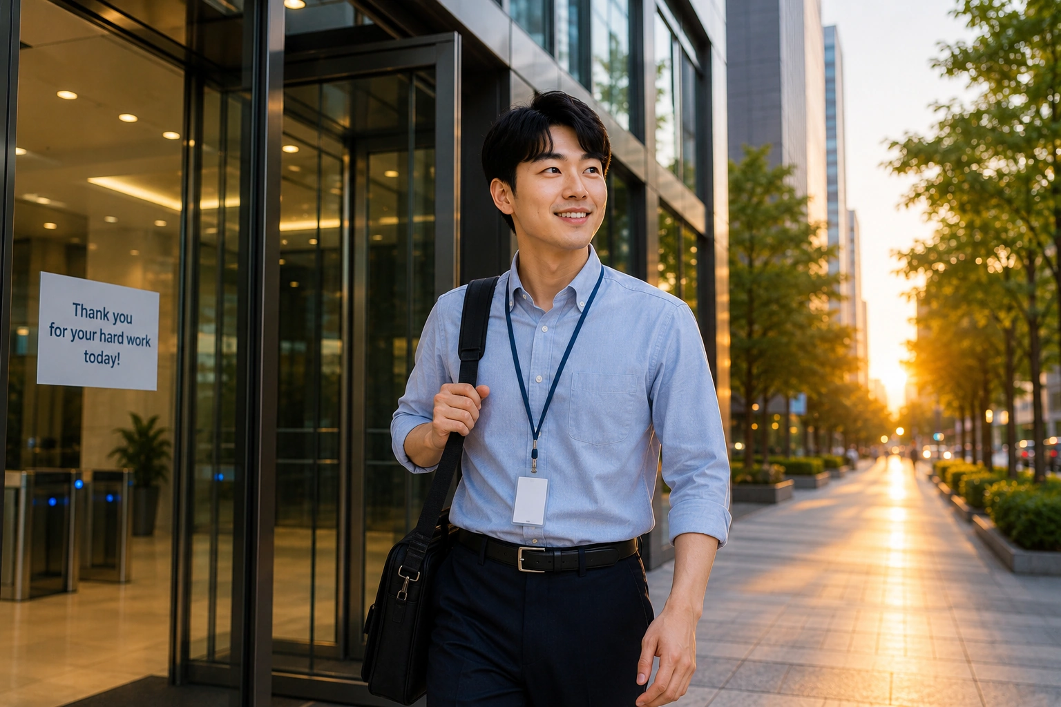 퇴근하는 인턴