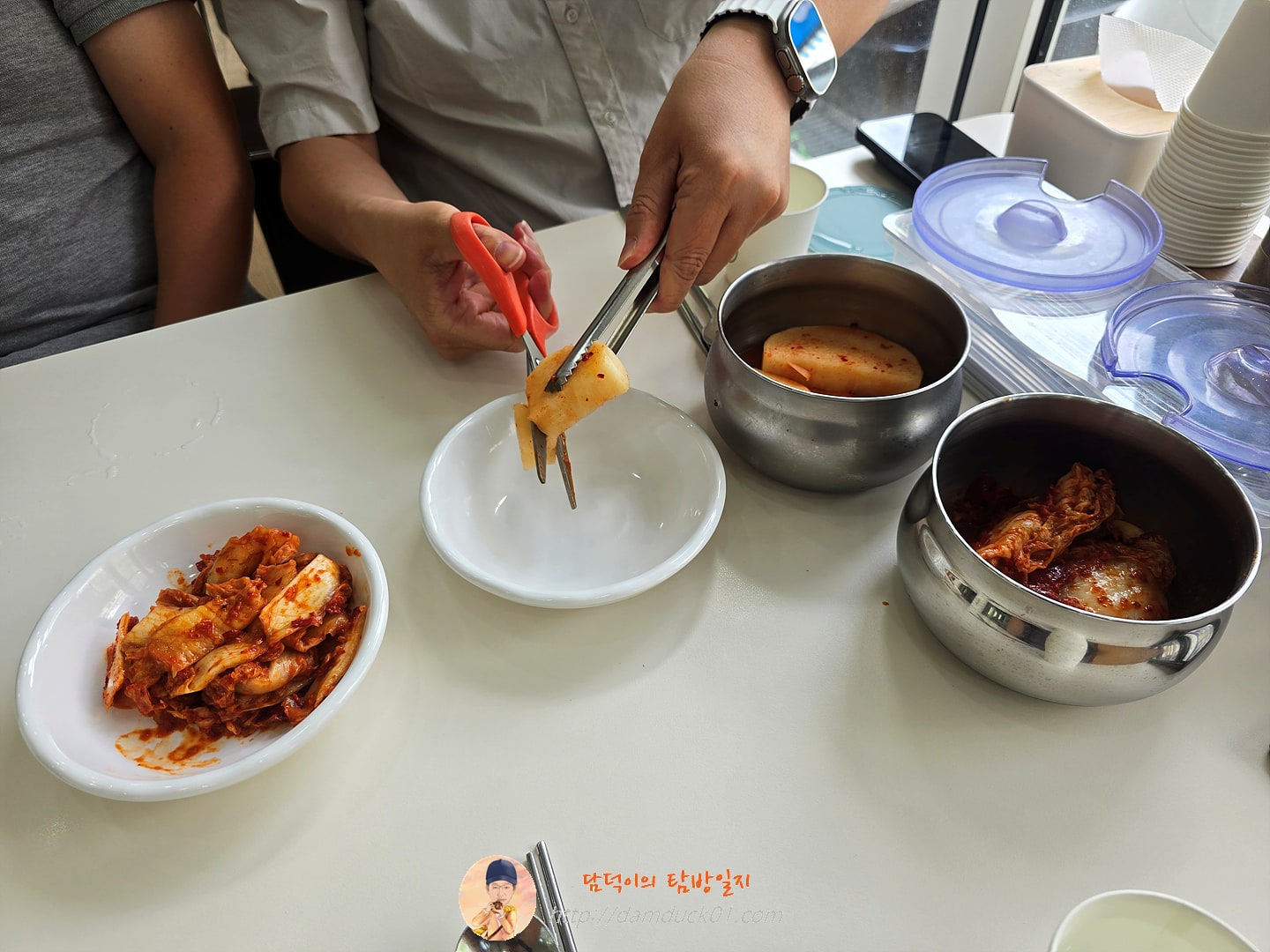 봉황칼국수 반찬