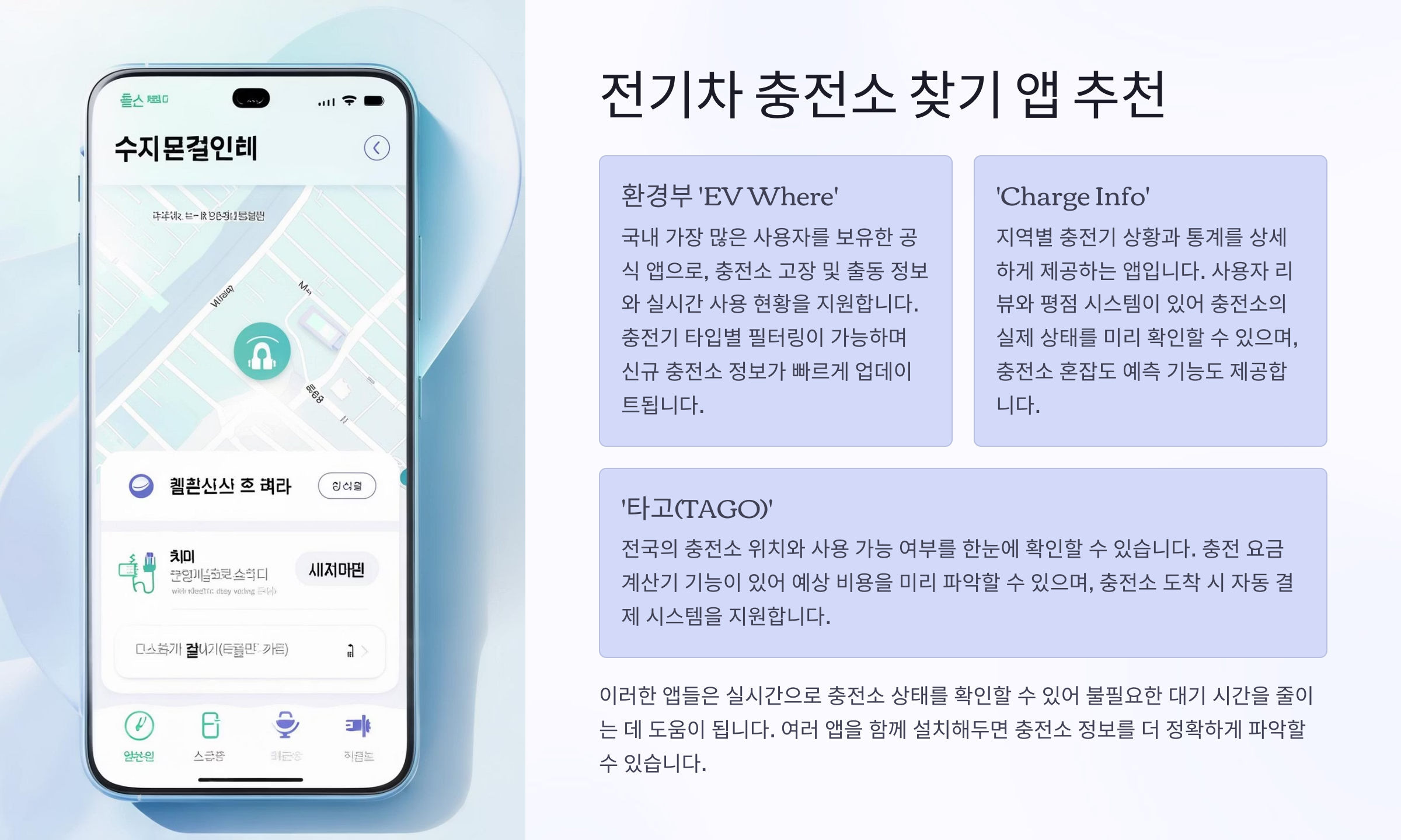 📱 충전소 찾기 앱 추천