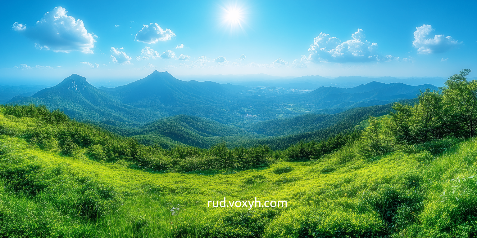 두륜산의 사계절