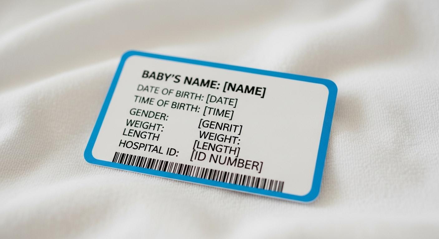 아기 병원 신분증