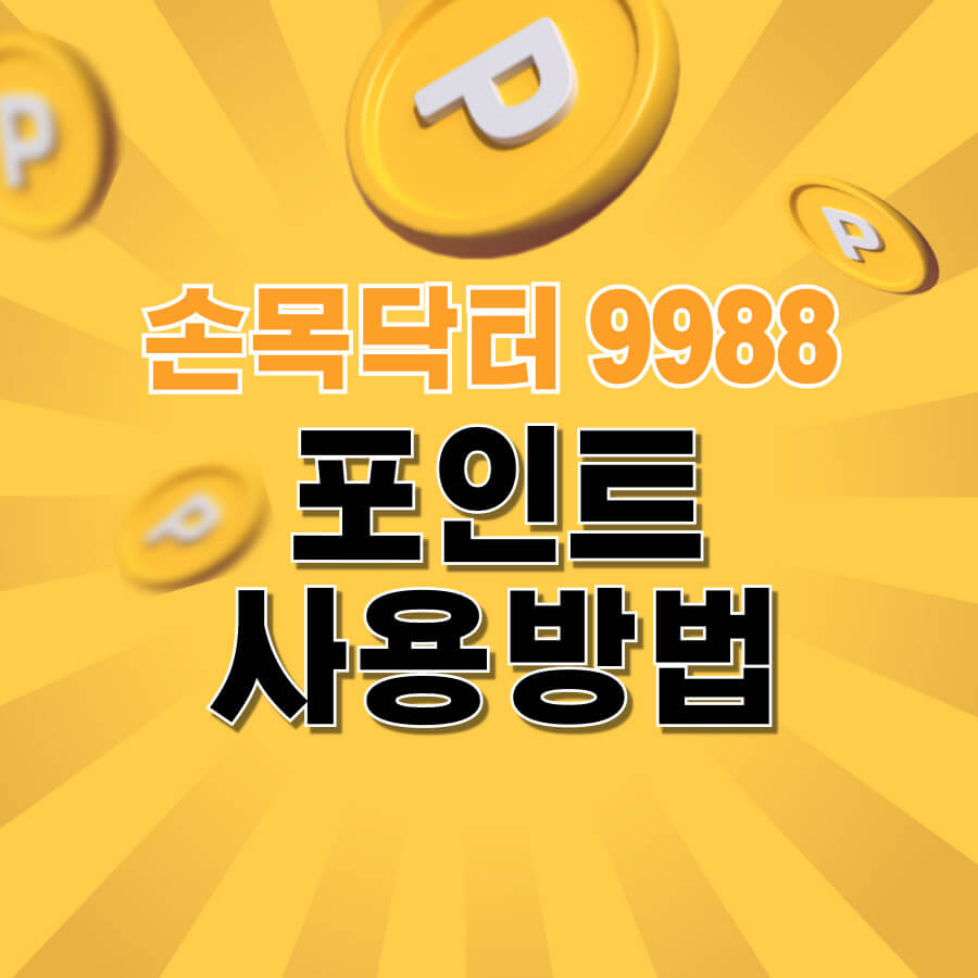 손목닥터 9988 포인트 사용방법 서울페이 전환