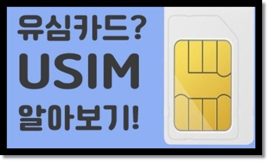 편의점 유심(USIM)카드 유심의 개념 사용법 사용이유 그리고 편의점 유심을 찾는 현실적인 이유들!