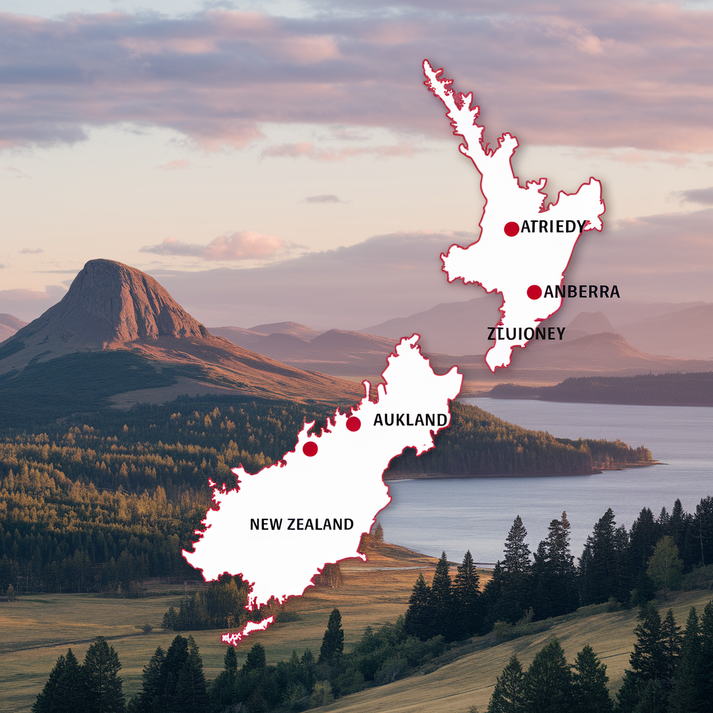 호주&뉴질랜드 여행 루트