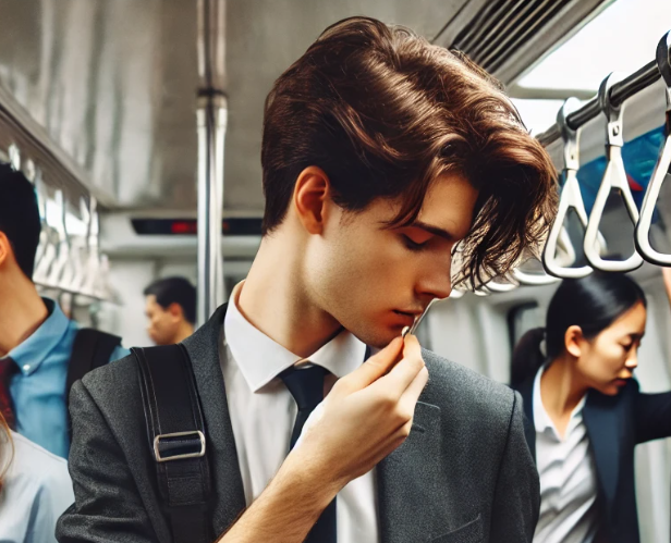 출근길 머리 냄새 걱정