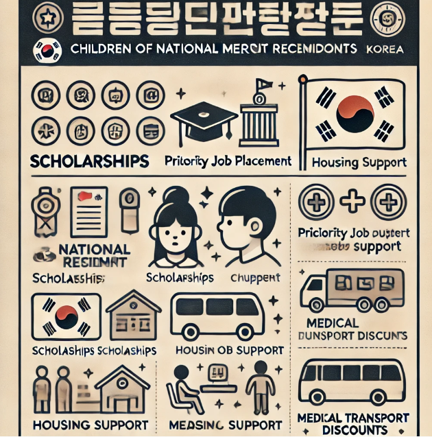 국가유공자 자녀를 위한 혜택 이미지