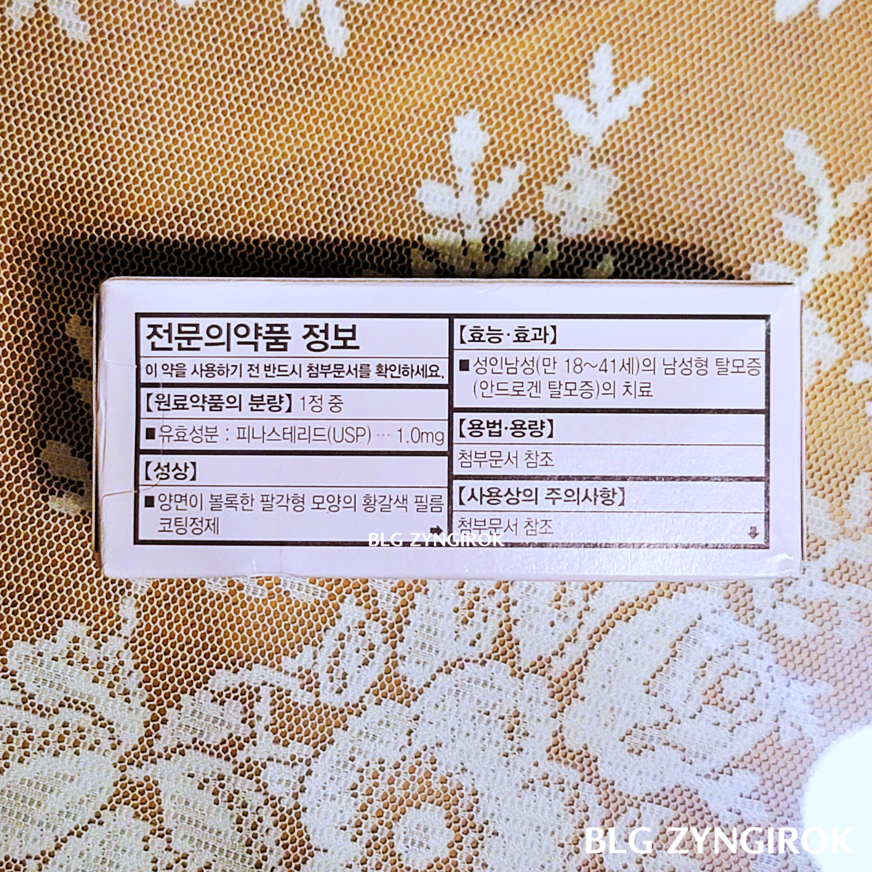 피나모아 상세 설명 모습이다.