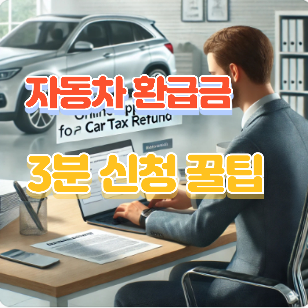 자동차 환급금 3분 신청 꿀팁