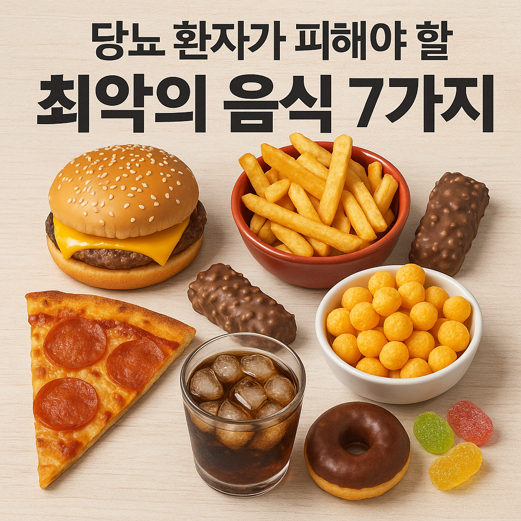 당뇨 환자 필독! 혈당과 합병증을 부르는 최악의 음식 7가지