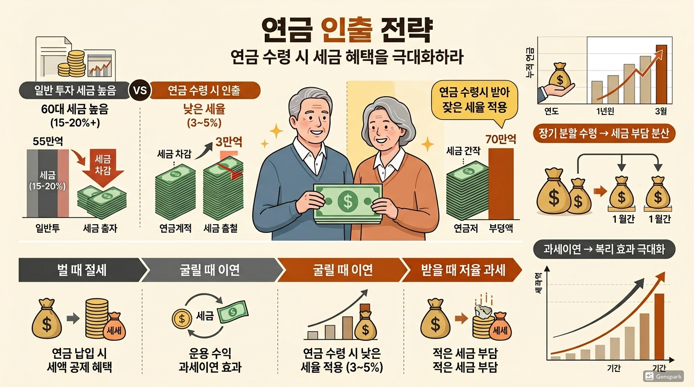 은퇴 이후 세금 줄이며 돈 받는 방법
