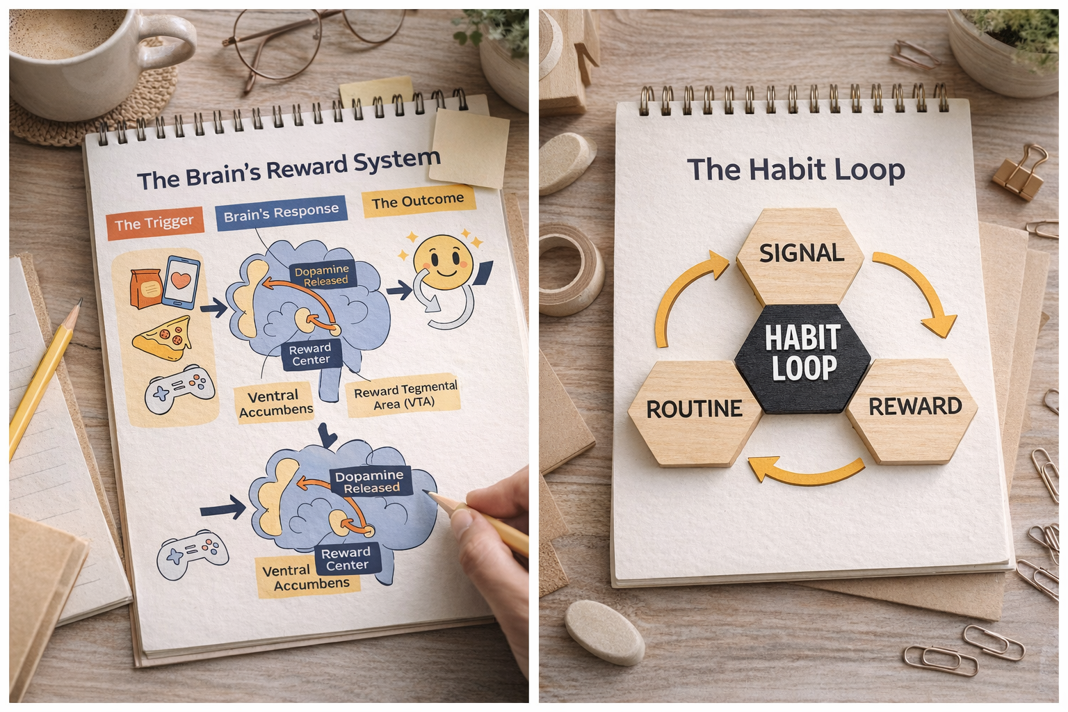 The habit loop and the brian's reward system