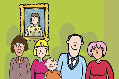 재벌가 지분 증여 : 가족 그림