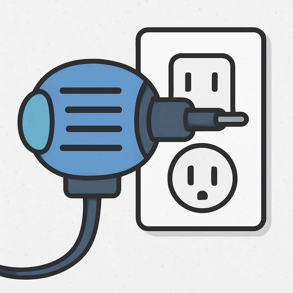 전자 모기 퇴치기 사용 장면