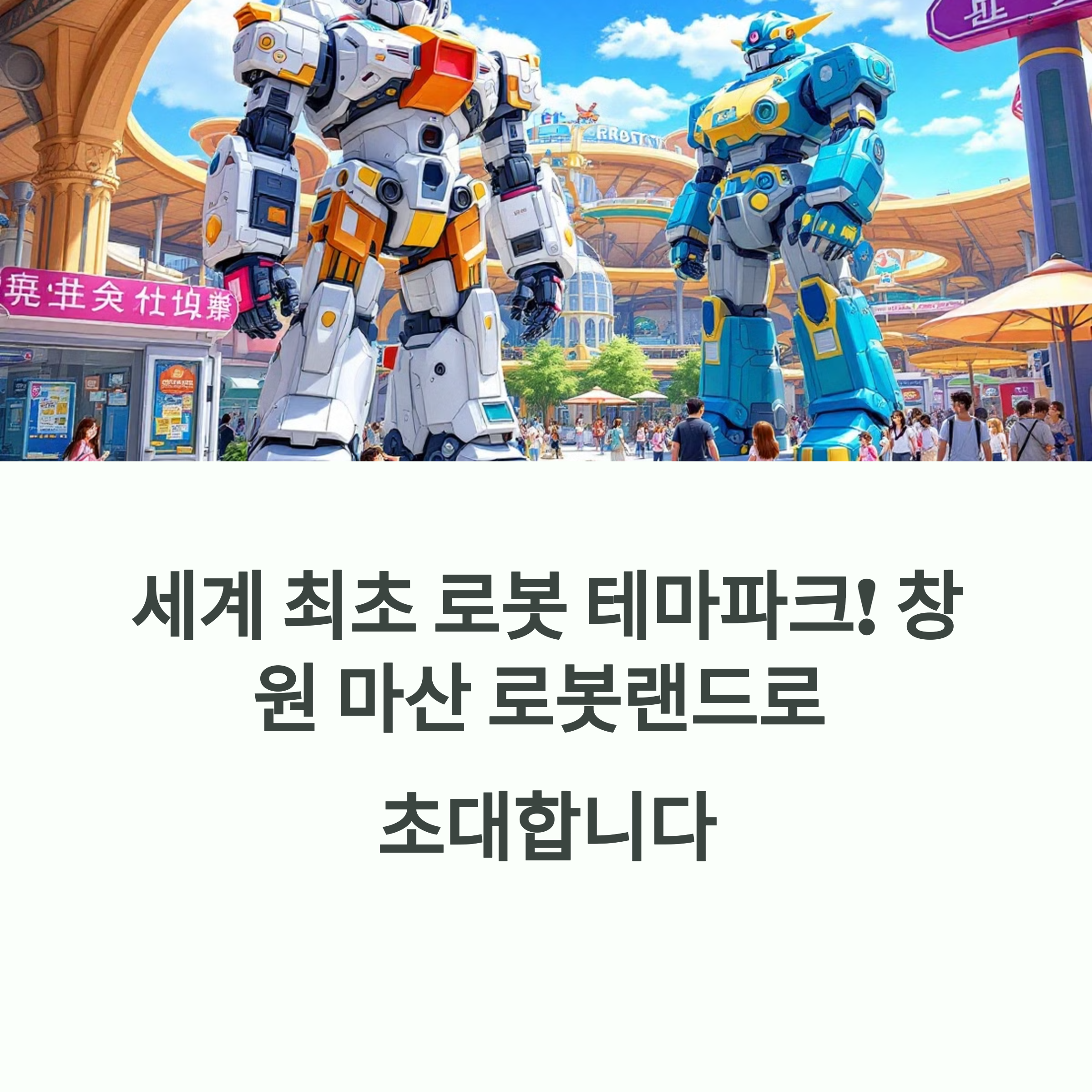 창원 마산 로봇랜드