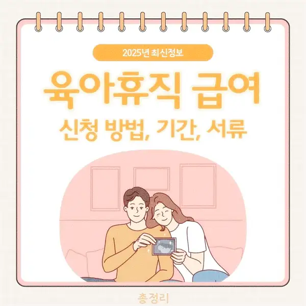 2025년 육아휴직 급여 신청 방법, 기간, 서류