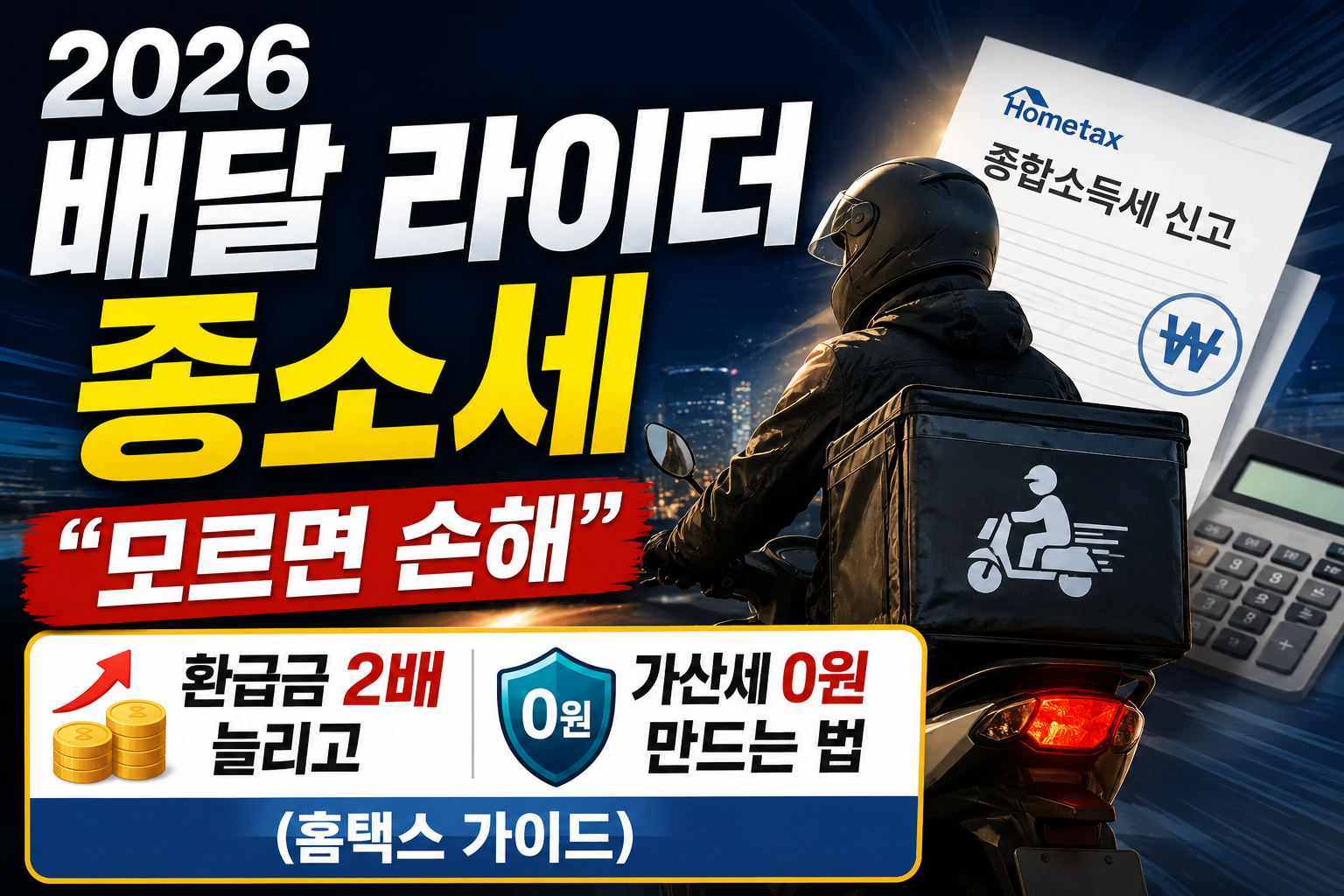 '2026 배달 라이더 세금 신고'