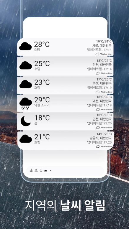 일기예보, 실시간 날씨 정보, 오늘 날씨 확인