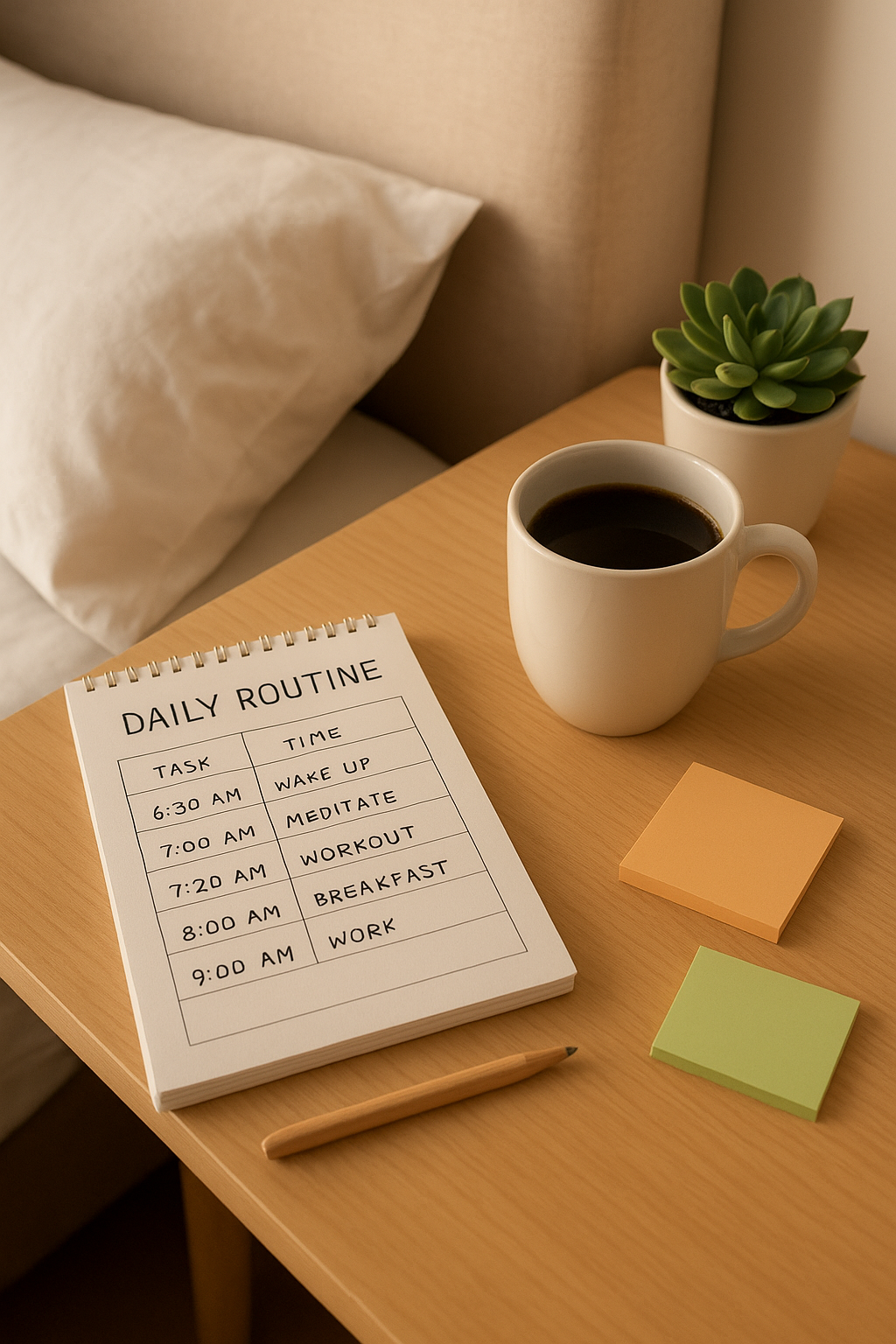 데일리 루틴 이미지